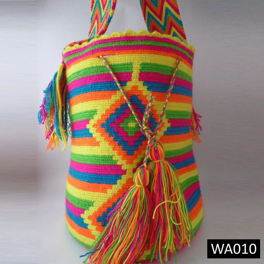 Bolso Arcoíris Wayuu Original Grande