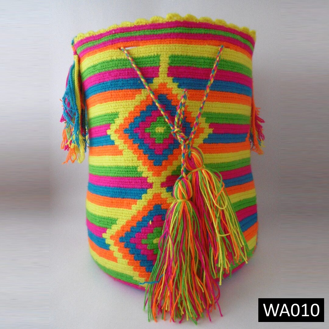 Bolso Arcoíris Wayuu Original Grande