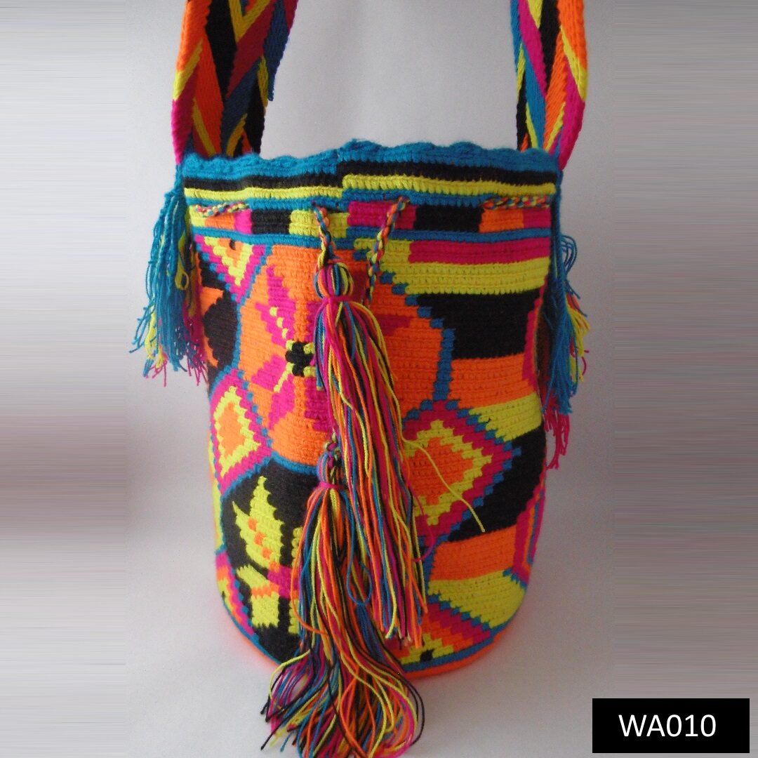 Bolso Multicolor Wayuu Original Grande