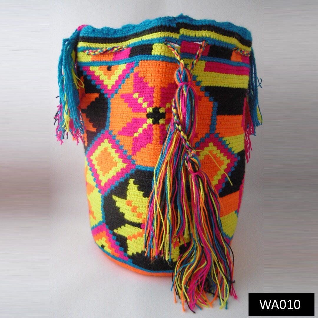 Bolso Multicolor Wayuu Original Grande