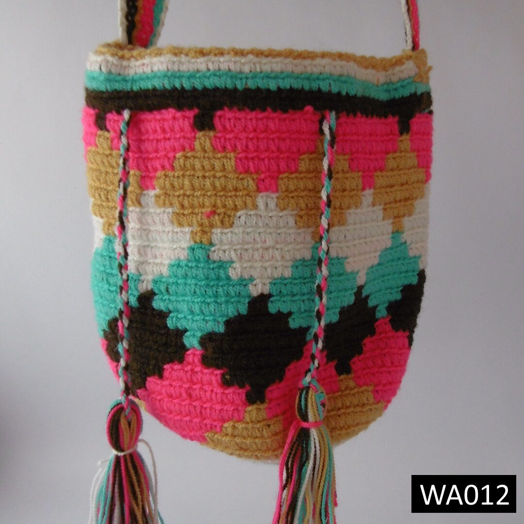 Bolso Tonos Pastel Wayuu Original Pequeño